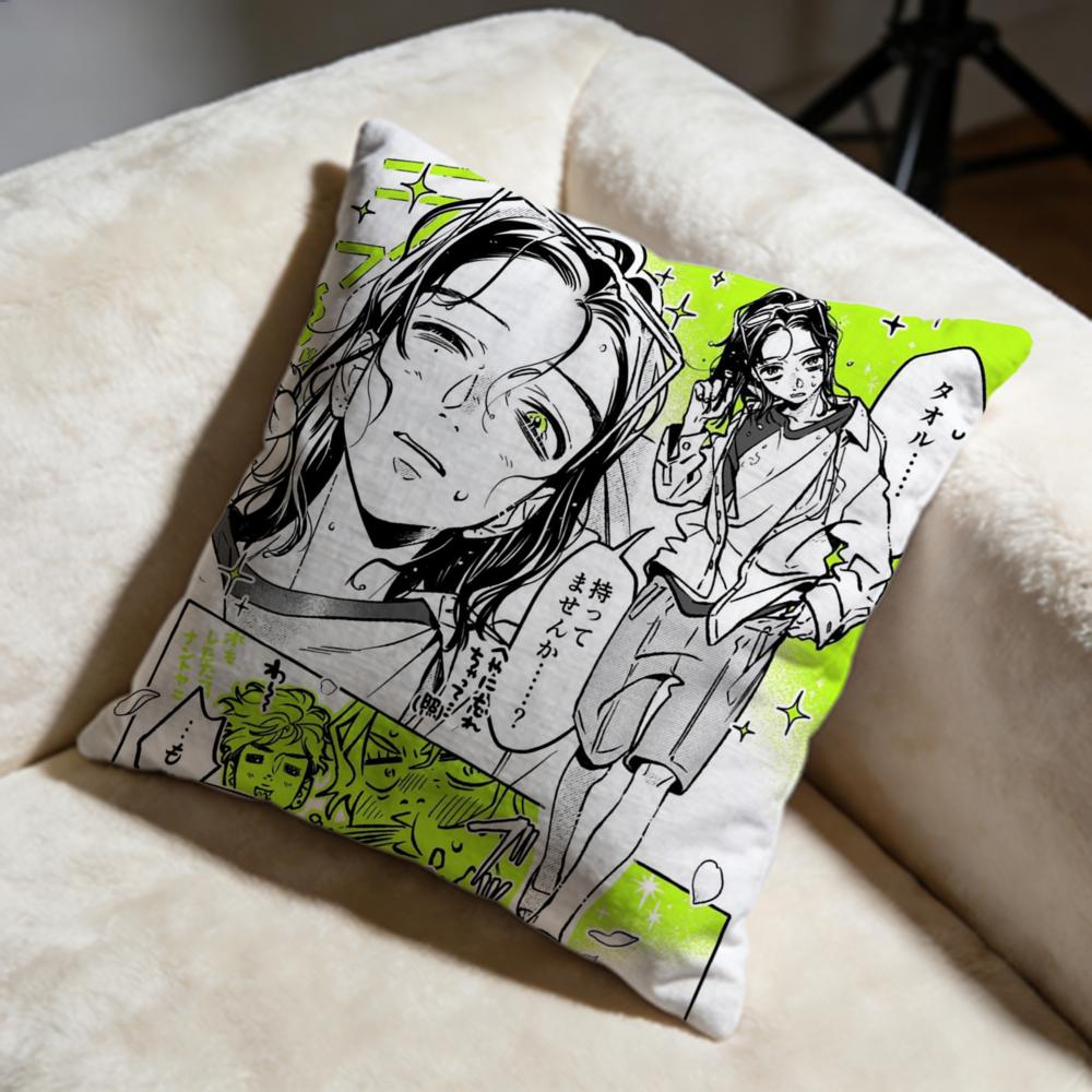 Trendy KKoga Mitsukied Cushion Cover Soft Decorative Pillow Case Suitable for Bedroom Sofa Car Travel Use