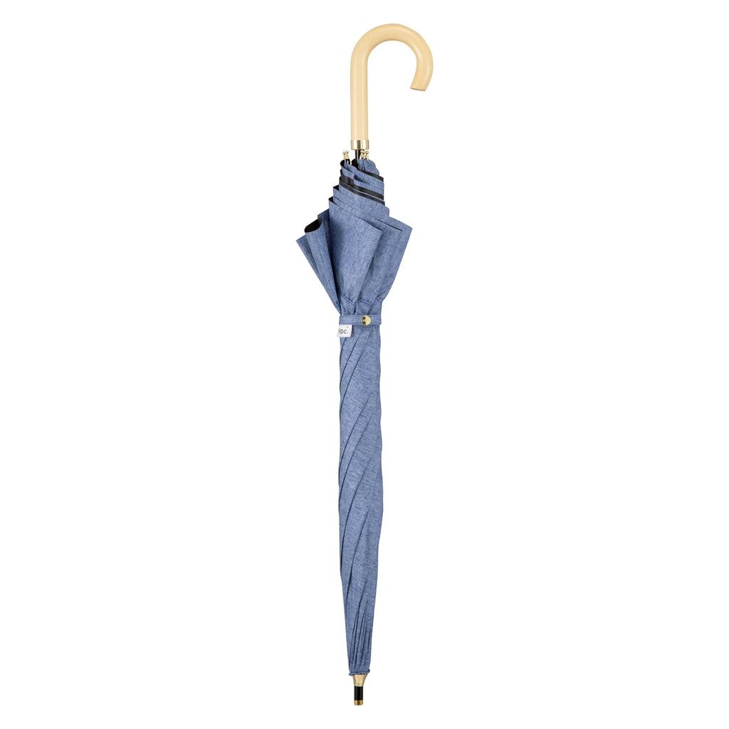 Sun Long Blackout Dome Blue UV UPF Suitable for Sun and 55cm [2024] Wpc. Umbrella, Umbrella, Parasol, Frilled, (100% Shading, 100% Protection, 50+,