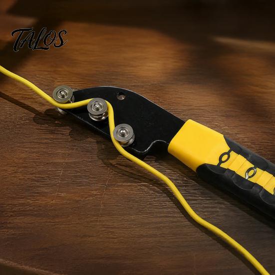 Heavy Duty Wire Roller Straightener, Wrapping Tool, Metal Manual Electrical Box Cable Routing Tool Terminal Paralleling Tubing Straightener for Copper