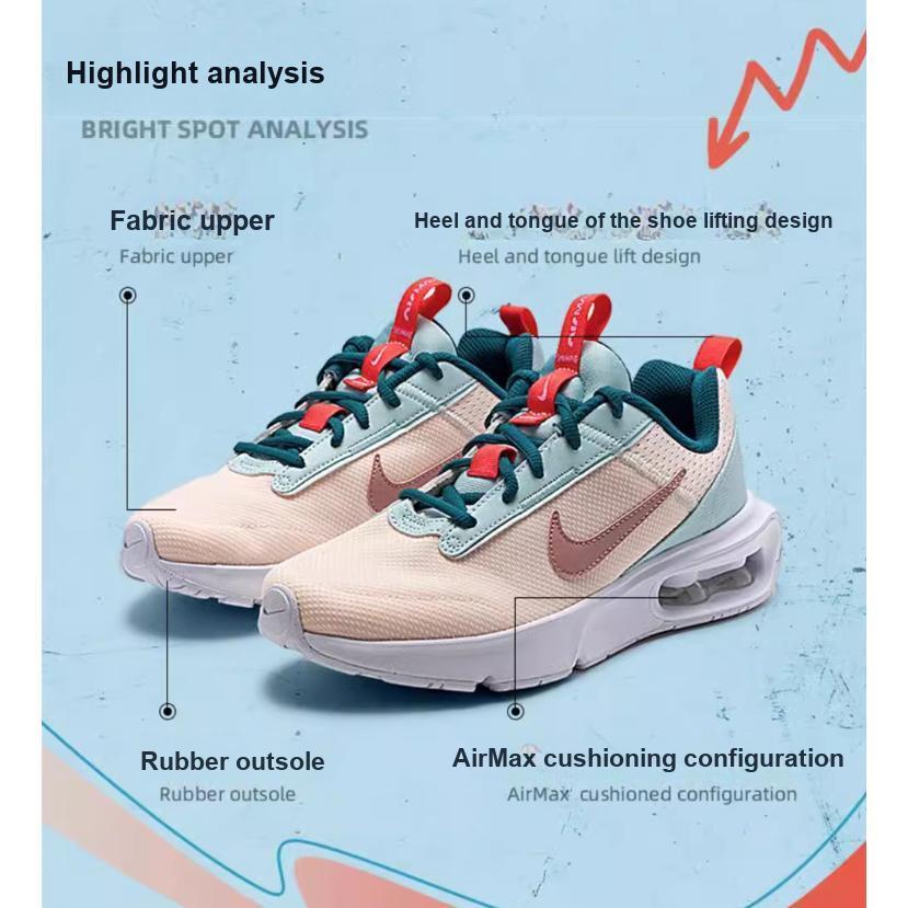 Nike Air Max Interlock Lite GS Guava Ice Jade Ice Red Stardust Zapatillas para Niños Blanco Crema DH9393-800