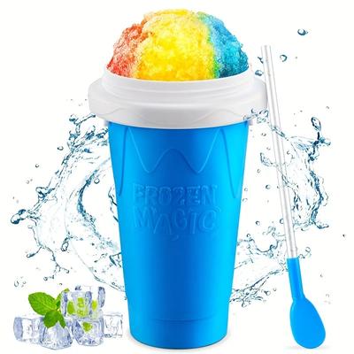 Schnellgefrorener Slushy-Maker-Becher, Slushy-Becher mit großer Kapazität für hausgemachte Smoothies, Saft, Eiscreme, Sommer-Quetschbecher, Küchenwerkzeug