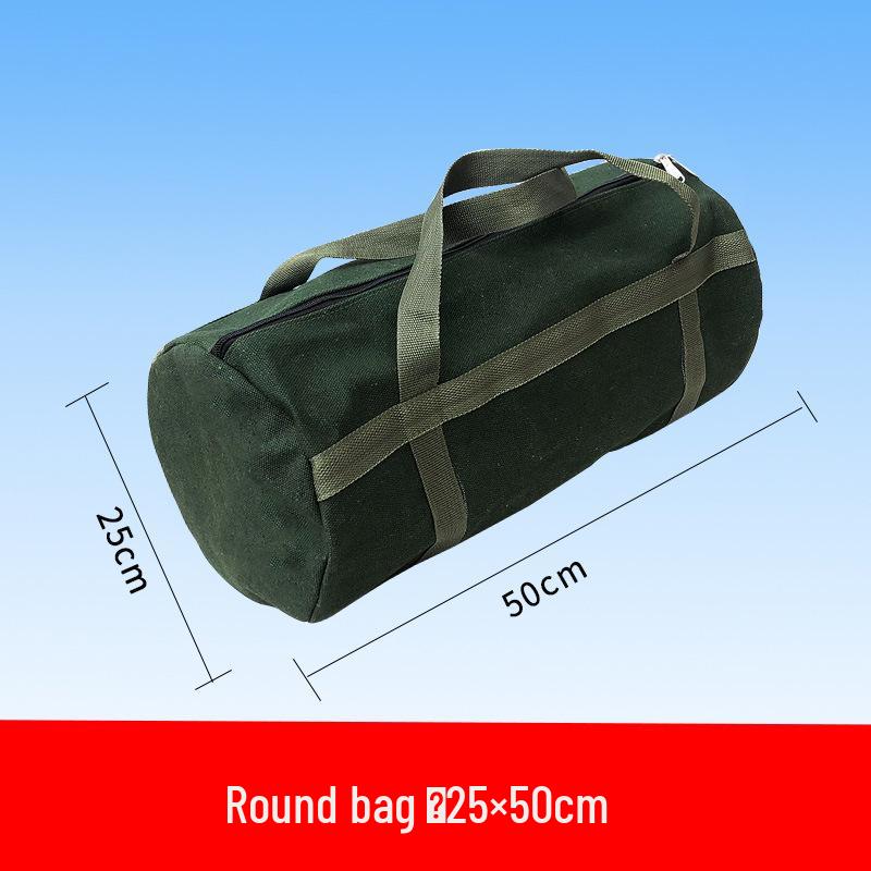 Large Capacity Thickened Canvas Electrician and Auto Repair Tool Bag