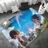 Anime Y-your N-name Floor Mat Bedroom Living Room Flannel Door Mat Non-Slip Home Decor
