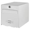 BURG WACHTER Galvanized Steel Balthazar Letterbox - 1 Door - White
