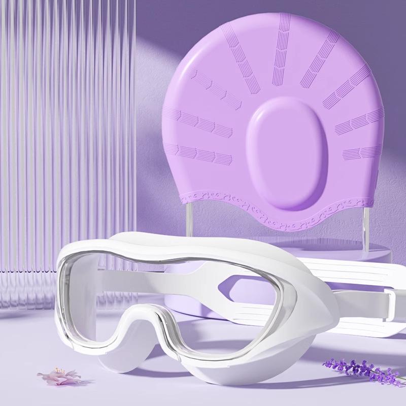 2025 Wasserdichte Silikon-Badekappe für Herren & Damen - Extra Groß, Bequeme Passform für langes Haar