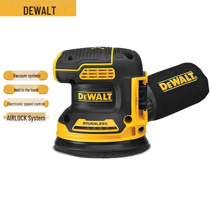 

Dewalt 20V MAX Cordless Brushless Random Orbit Sander CN plug (adapter included)