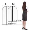 1Pc Garment Covers Dustproof Clothes Covers Moth Proof Coat Bag with Zip PEVA Translucent Dress Cover Waterproof