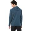 SALOMON Essential Lightwarm Breathable Stretch Zip-Up Hooded Long Sleeve Jacket Men Jackets Navy-Blue LC2282500