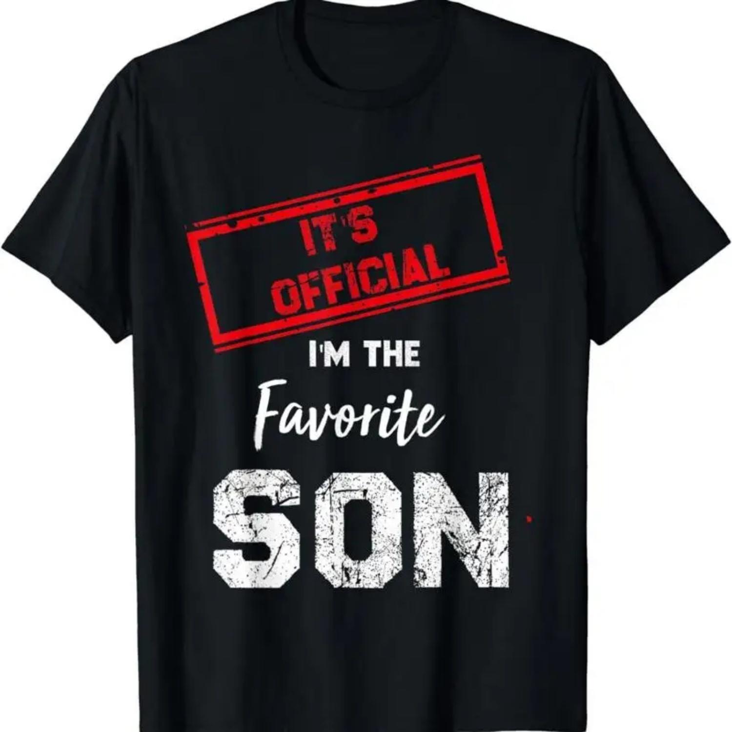 It S Official I M The Favorite Son T Shirt S чёрный