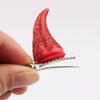 Devil Horn Hair Clip Ox Horn Barrette for Halloween Party Wear Hairpin Cosplay Props Theme for Creative Photo Prop Costu