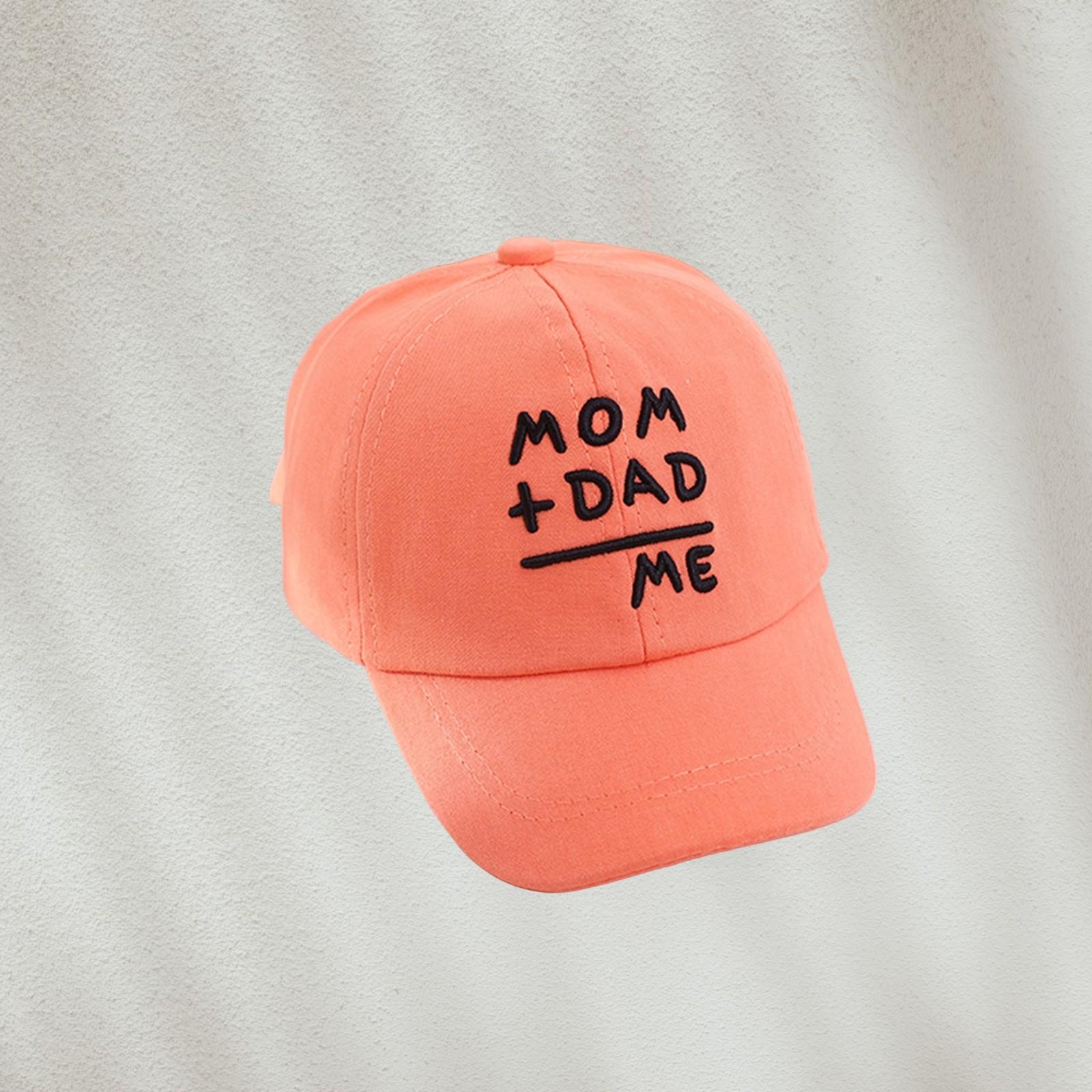 

Бейсболка с вышитыми буквами для младенцев и малышей, солнцезащитная кепка для путешествий на открытом воздухе One Size шафрановый