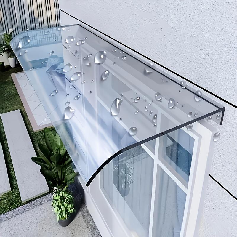 Plastic awnings and door canopies, home decoration items, for gardens, courtyards and outdoor use rain cover