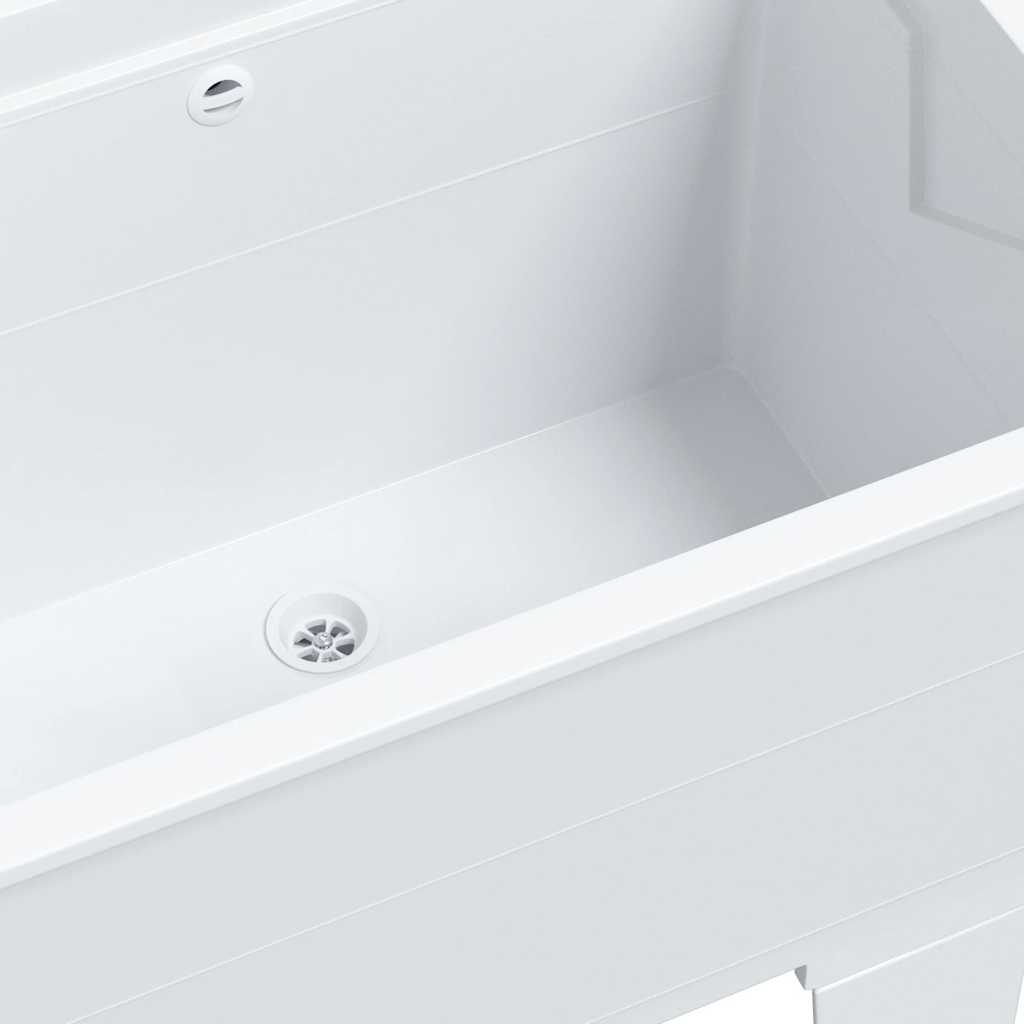 Laundry Tub White 59x41x75 Cm Resin