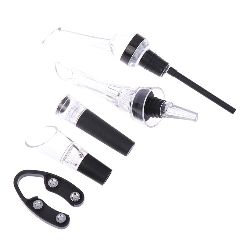 Wine Aerating Pourer Spout Decanter Magic Wine Decanter Wine Aerator Quick Aerating Pouring Tool Pump Portable Filter