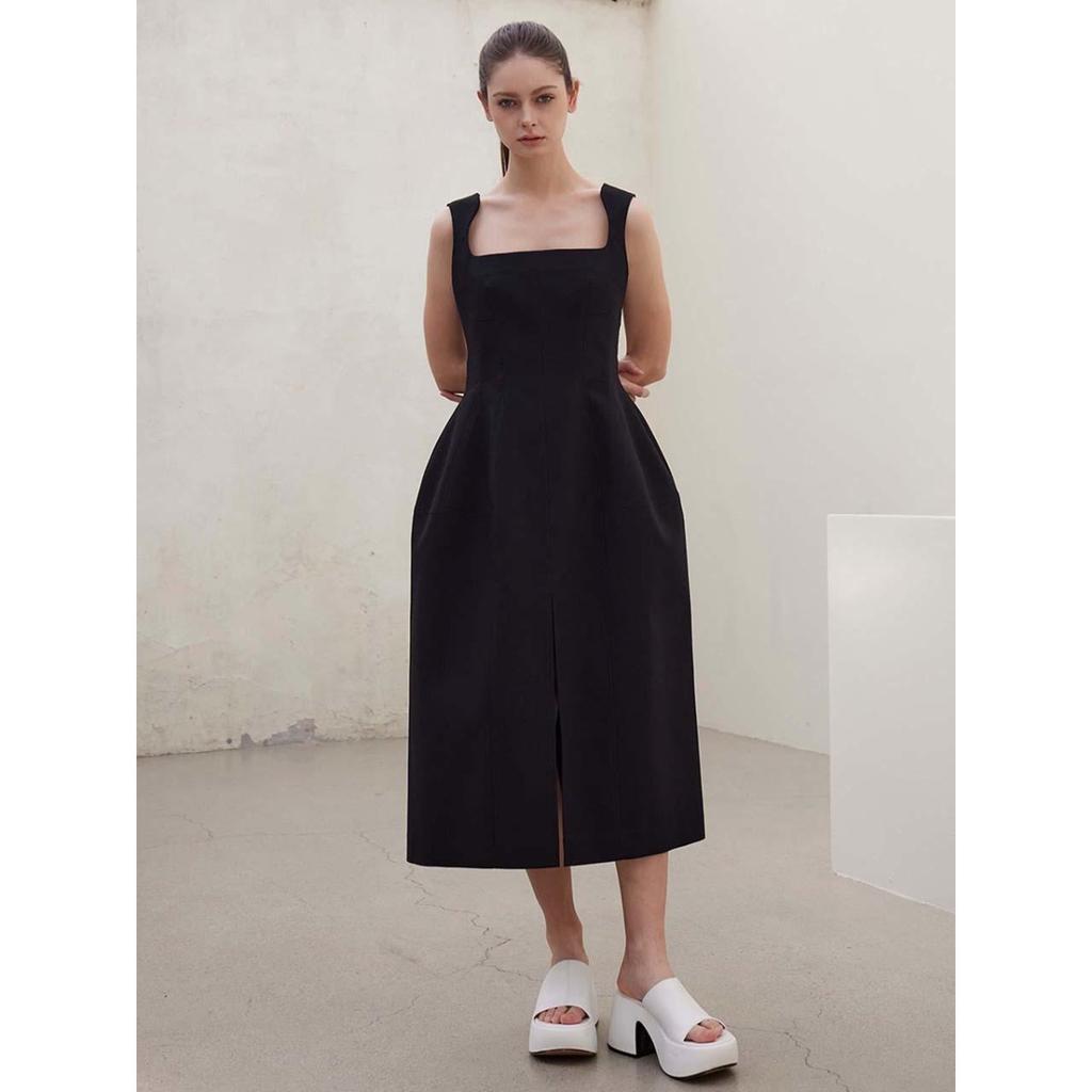 Spring Summer New Women's Sleeveless Waisted Backless Slim Fit Elegant Dress