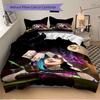 3pcs Jinx Home Decor Bedding Set-Universal Three-Piece Suit for Bedroom, Guest Room, Living Room, Hotel-Festive Gift for Fans, Travelers, Da