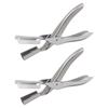 2 Stück Professionelles Stahl-Schälwerkzeug für Flusskrebse Ergonomischer Griff Sicherer Flusskrebs-Schäler Schwanzentferner Küchenhelfer