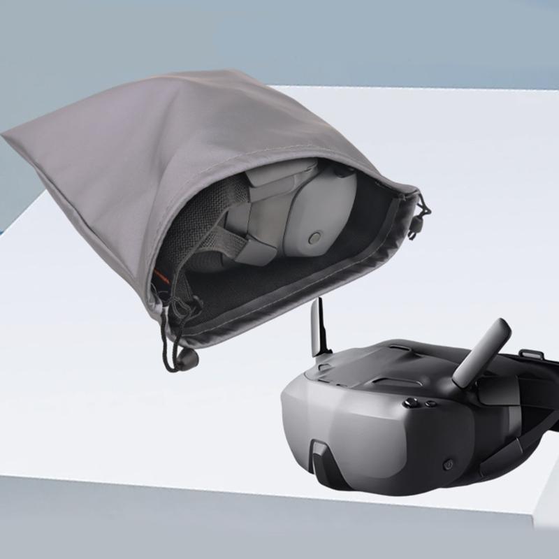 Foldable Carrying Case Drawstring Pocket Bags For 2 N3 Flight Goggles Protects Against Dust And Moisture