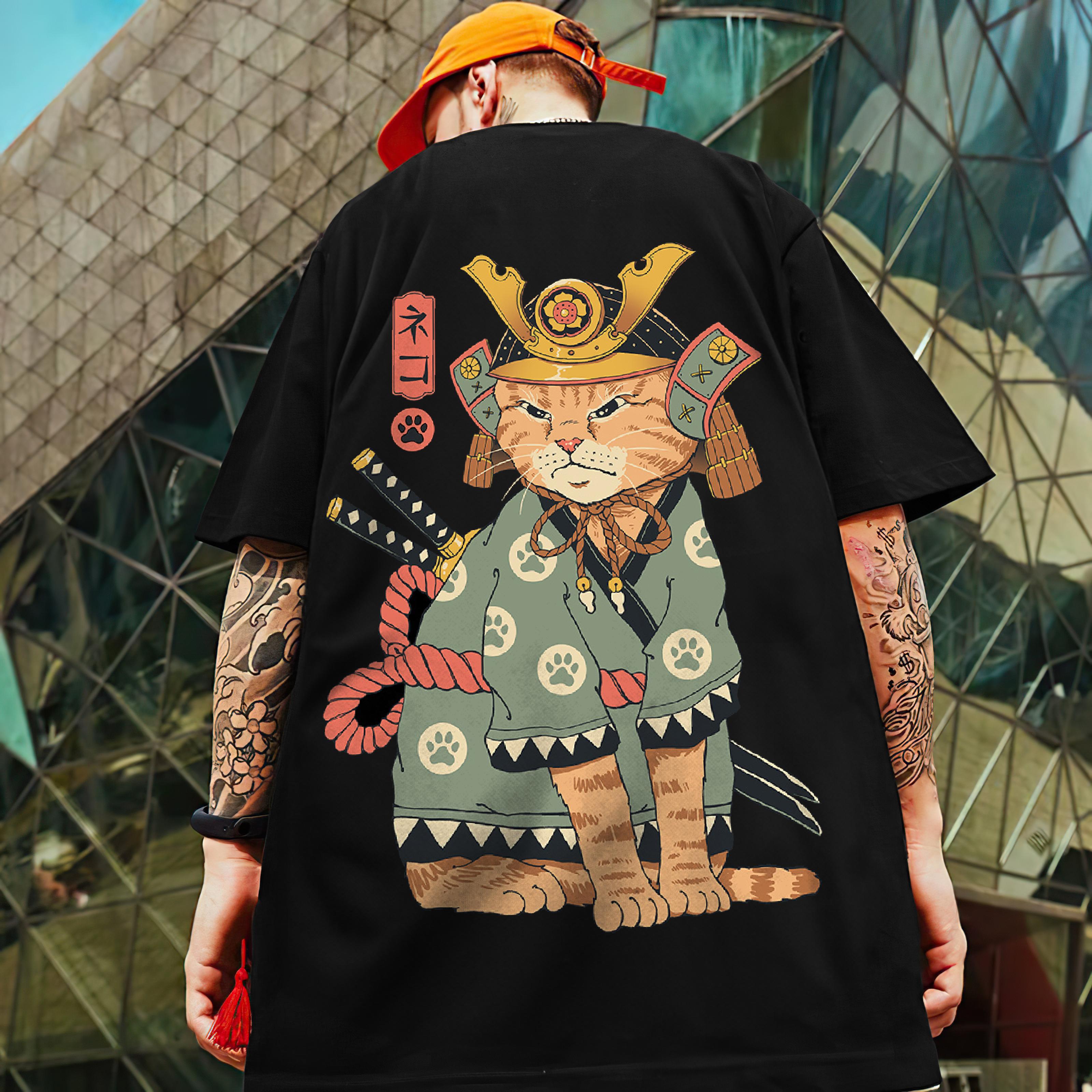 

Мужская футболка с животными, 3d череп, воин, кот, принт, мужская одежда, летняя повседневная свободная футболка с короткими рукавами и короткими рукавами, футболка в стиле Харадзюку 6XL