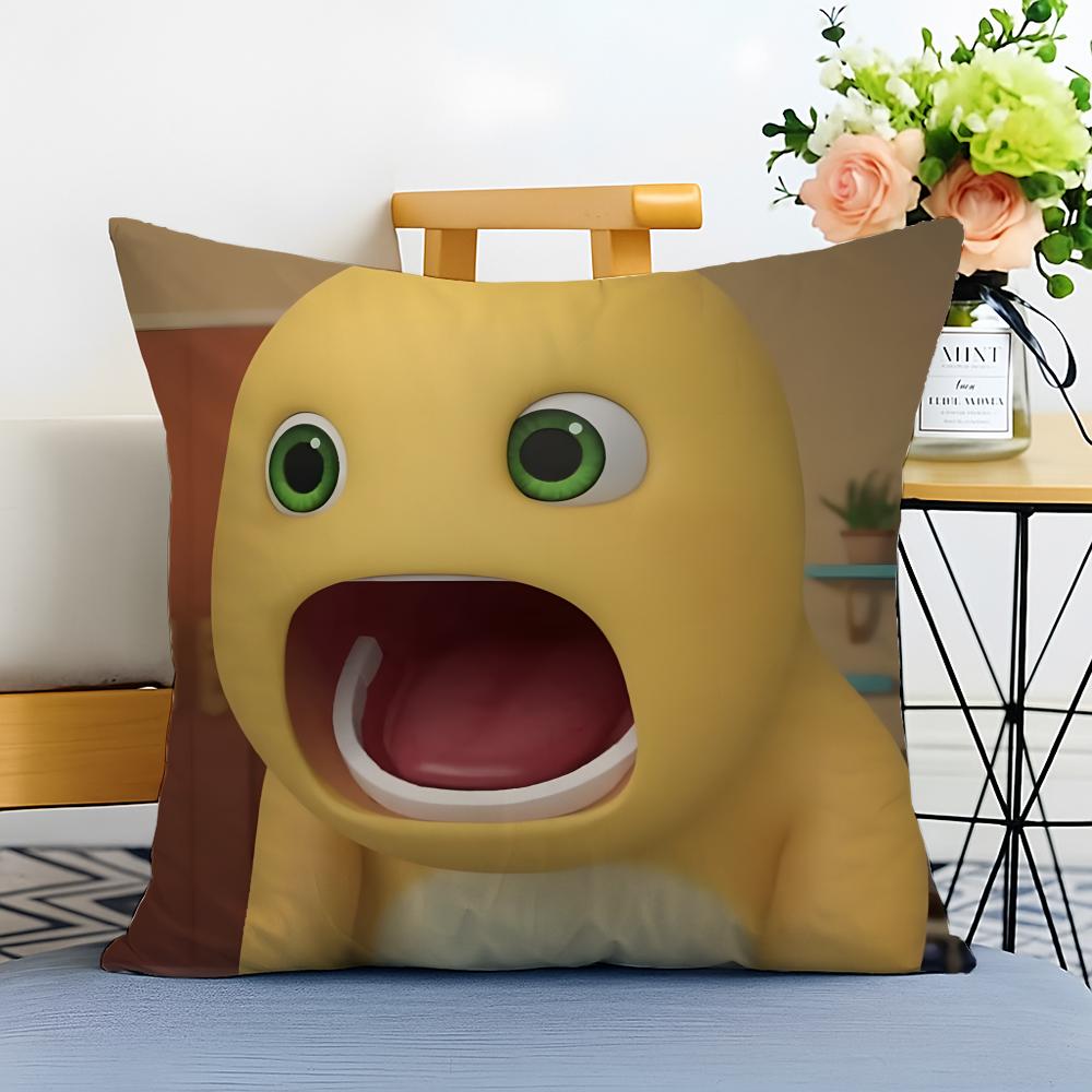 Nai Long Cushion Cover Washable Linen Pillowcase Soft  for Sofa Bed Cozy Home Room Decor