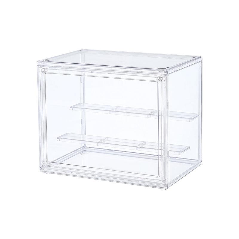 1ks trojvrstvový stojan na akrylový displej Priehľadný rebrík Ručne vyrobený anime model auta Blind box Úložný box Krabička na triedenie šperkov