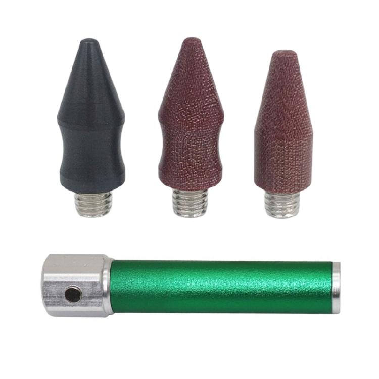 

Aluminum Pit Knocking Pen with 3 Interchangeable Tips Car Dent Traceless Tap Down Pen Car Dent Repair Leveling Pen 1