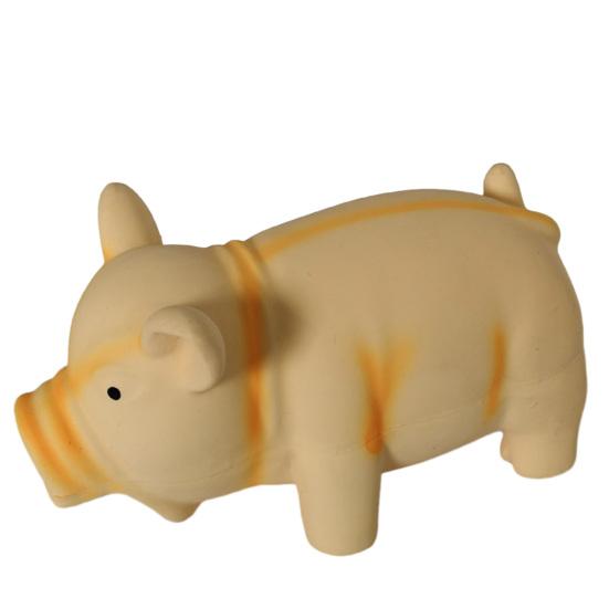 Latex-Schweinehundespielzeug Quietschendes Hundekauspielzeug für kleine, mittlere und große Hunde Interaktives schweinshaped Welpenspielzeug zur Zahnpflege