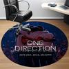 1pc One Direction Music Band Office Round Area Rug, Under Office Chairs Bedroom Living Room Home Decor  a1016259