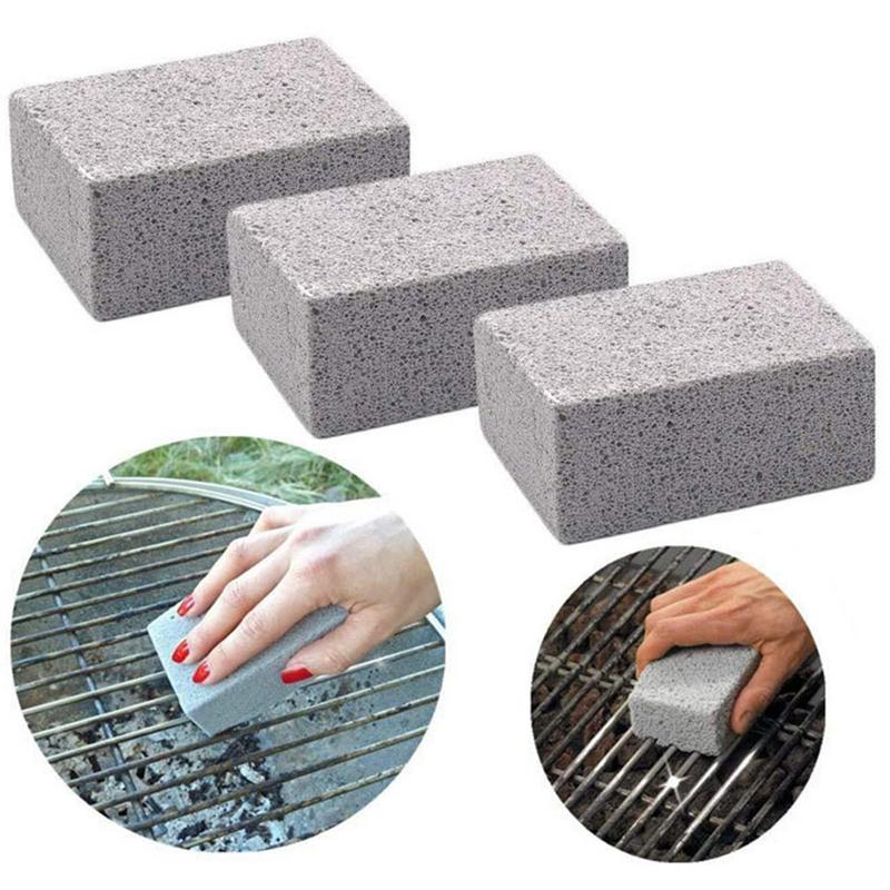 BBQ Grill Cleaning Brick Block Barbecue Cleaning Stone BBQ Racks Stains Grease Cleaner BBQ Tools Kitchen Gadgets