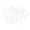 50Pcs/lot Bead Chain Anti-lost Cover DIY Plastic Transparent 1.5cm/0.59in KeyRing Protective Cover To Prevent Falling Bead Chain