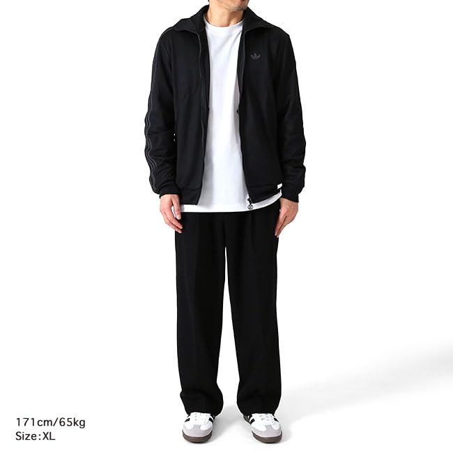 Adidas Originals Beckenbauer Track Top Jersey JC7417 Black [adidas] Men's [2XL-Black(JC7417)]
