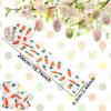 4pcs Easter Wrapping Ribbons Rabbit Easter Egg Printed Fabric Craft Ribbons for Gift Packaging Wreath Bow Crafts Party Decor