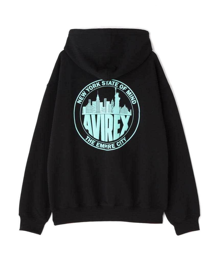Avirex New York City Escape Sweat Pullover Hoodie XL 404 Turquoise (Web Exclusive) Men's 783-4131010