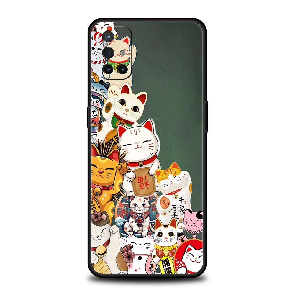 Phone Case For Oneplus 13R 12R 10R 13 12 11 10T Nord N100 N10 Z N30 CE 3 2 2T Pro Lite 5G Soft TPU Cover Animal Cat Tattoo Capas