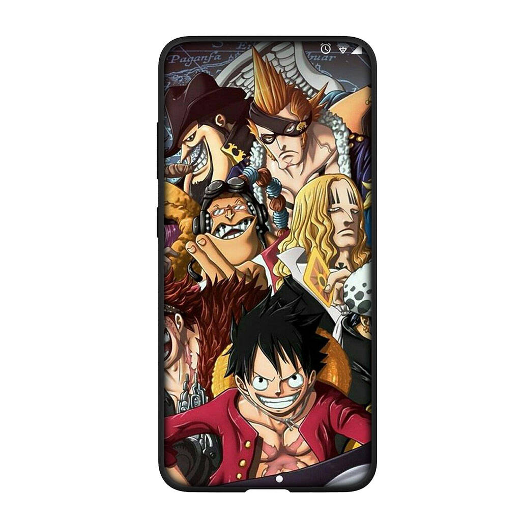 For Samsung Galaxy S25 S24 S23 S22 Ultra FE Plus A37 A57 A56 A55 A06 A16 A15 A36 A26 A35 A05 A25 A54 A34 Phone Case Comics Nico Robin One Piece Luffy