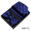 Men's Silk Bow Tie & Pocket Square Gift Set - Business & Wedding