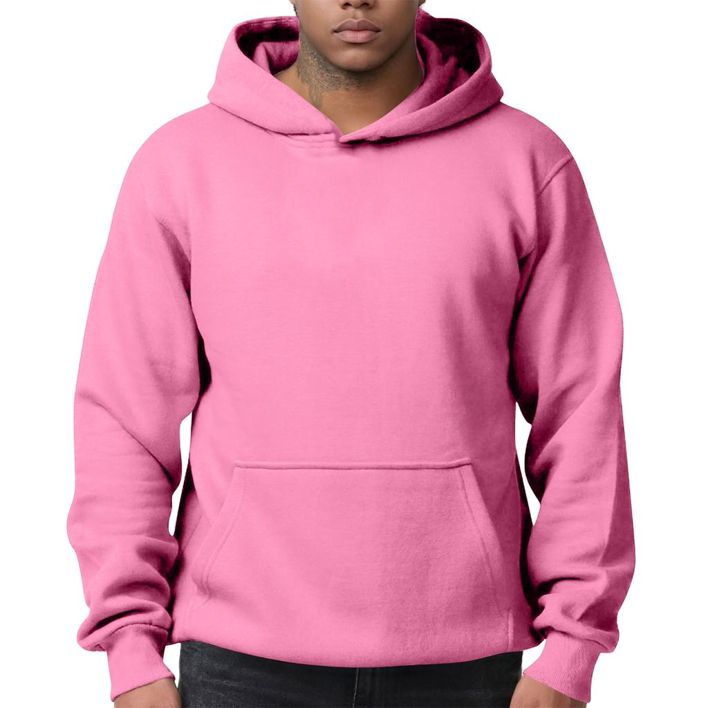 Men's Fleece Hoodie Casual Long Sleeve Sweatshirt