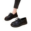 New loafers women's 2025 autumn soft-soled single shoes flat-soled laces two wear light non-slip British style small leather shoes