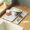 Kitchen Drain Tray Double Tray Rectangular Tea Fruit Tray Creative Drain Basket Tray Storage Rack Drying Chopsticks And Spoon