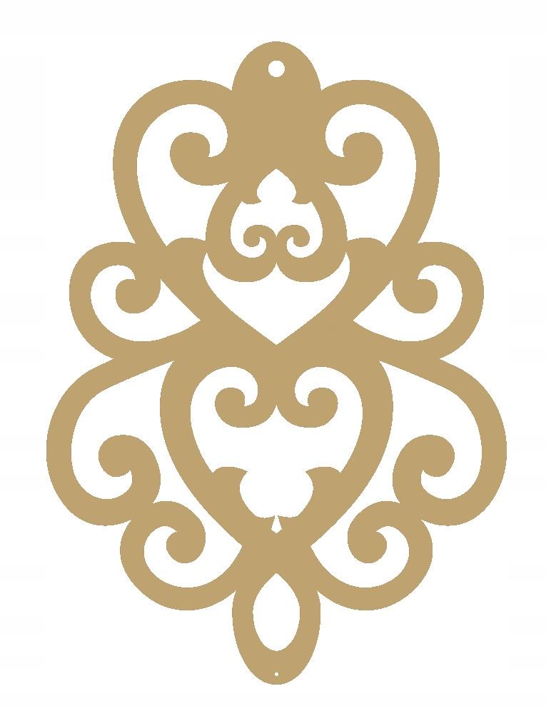 Pendant decoration openwork decoration Z5 beige