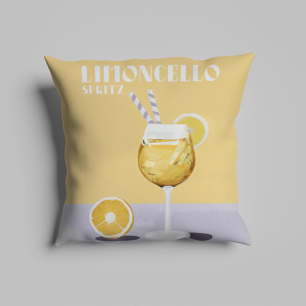Pillow Case luxurious home office, sofa decorative Multi sized car seat cushions, pillowcases Limoncello Cocktail