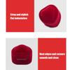 1Pc High End Plush Heart-Shaped Ring Gift Box, Plush Ring Storage Box, Exquisite Heart-Shaped Ring Jewelry Box Used for Proposal Engagement Wedding