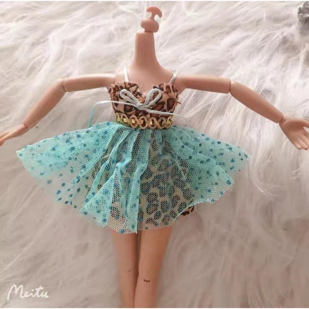 Der Pelzmantel Oberteil Kleid Hose für 30cm Foll Licca Puppe Highschool Puppe Neu eingetroffen Geschenk für Mädchen