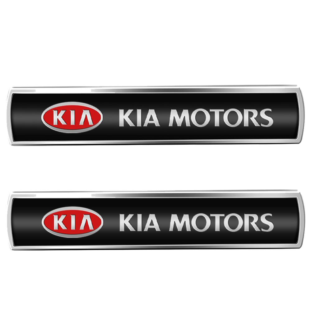 3D Car Metal Emblem Car Body Side Window Badge Sticker For KIA 3 Rio K2 K5 K3 Ceed Sportage Cerato Soul Sorento Picanto Optima FS1