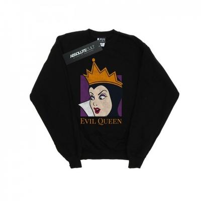 Girls Evil Queen Cropped Head Sweatshirt