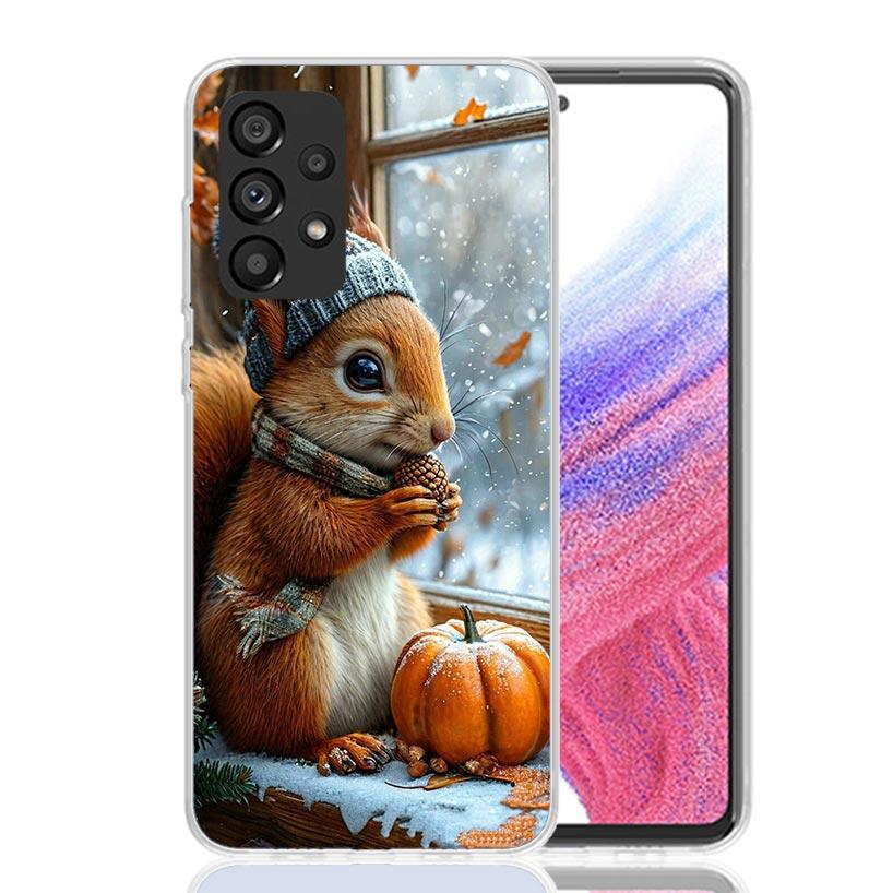 Animal Squirrel Phone Case for Samsung Galaxy A17 A16 A15 A14 A13 A57 A56 A55 A54 A53 A37 A36 A35 A34 A33 A26 A25 A24 A23 Galaxy