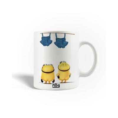 Mug - Minions - Cartoon - 30 Cl - White - Dishwasher Safe