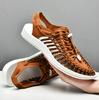 Summer Trend  Men Sandals Handmade Weaving Design Outdoor Beach Slippers Casual Flat Soft Bottom Couple Sandals Sandalias Hombre