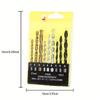 High-Speed Steel HSS Bit Straight Handle Wood Drill Bit Twist Drill Bit