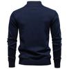Polo Ralph Lauren 2025 Autumn/Winter Embroidery New Half Zipper Men's Stand Up Collar Cotton Sweater Business Casual Knitted Sweater